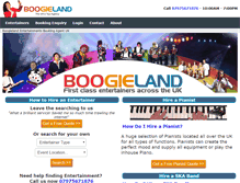 Tablet Screenshot of boogieland.co.uk